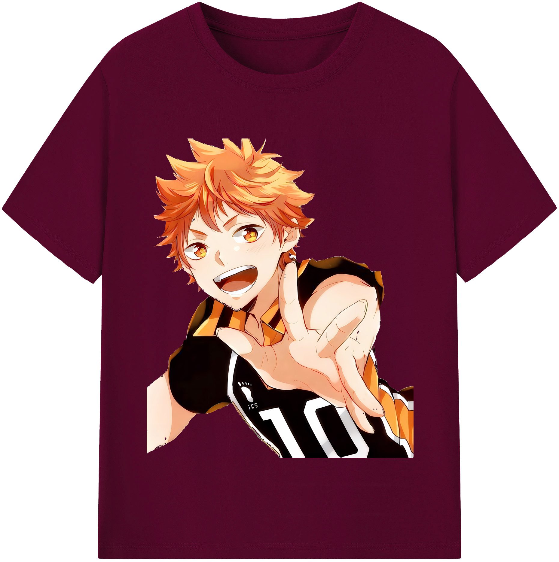 （画像用） ハイキュー!! Haikyu!! レディースカジュアルプリントTシャツ（綿100％）